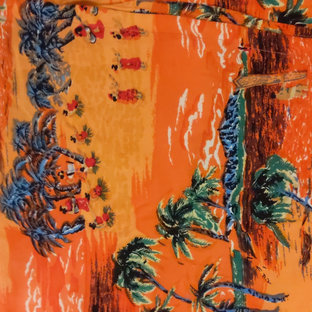 museum brand wrap skirt, sz l - Picture 2 of 3